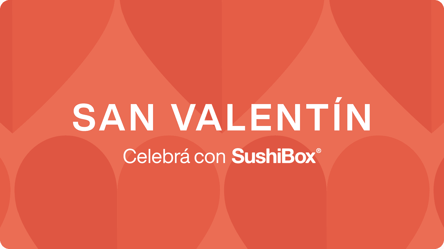 Patrón de corazones con el texto de "San Valentín"