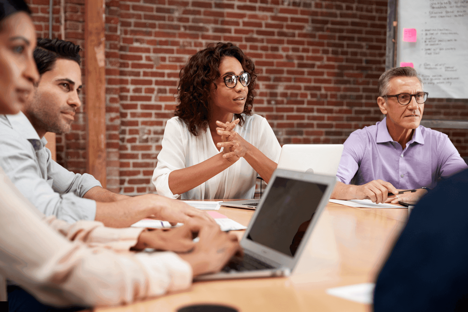 photo of church small group for adaptive reuse