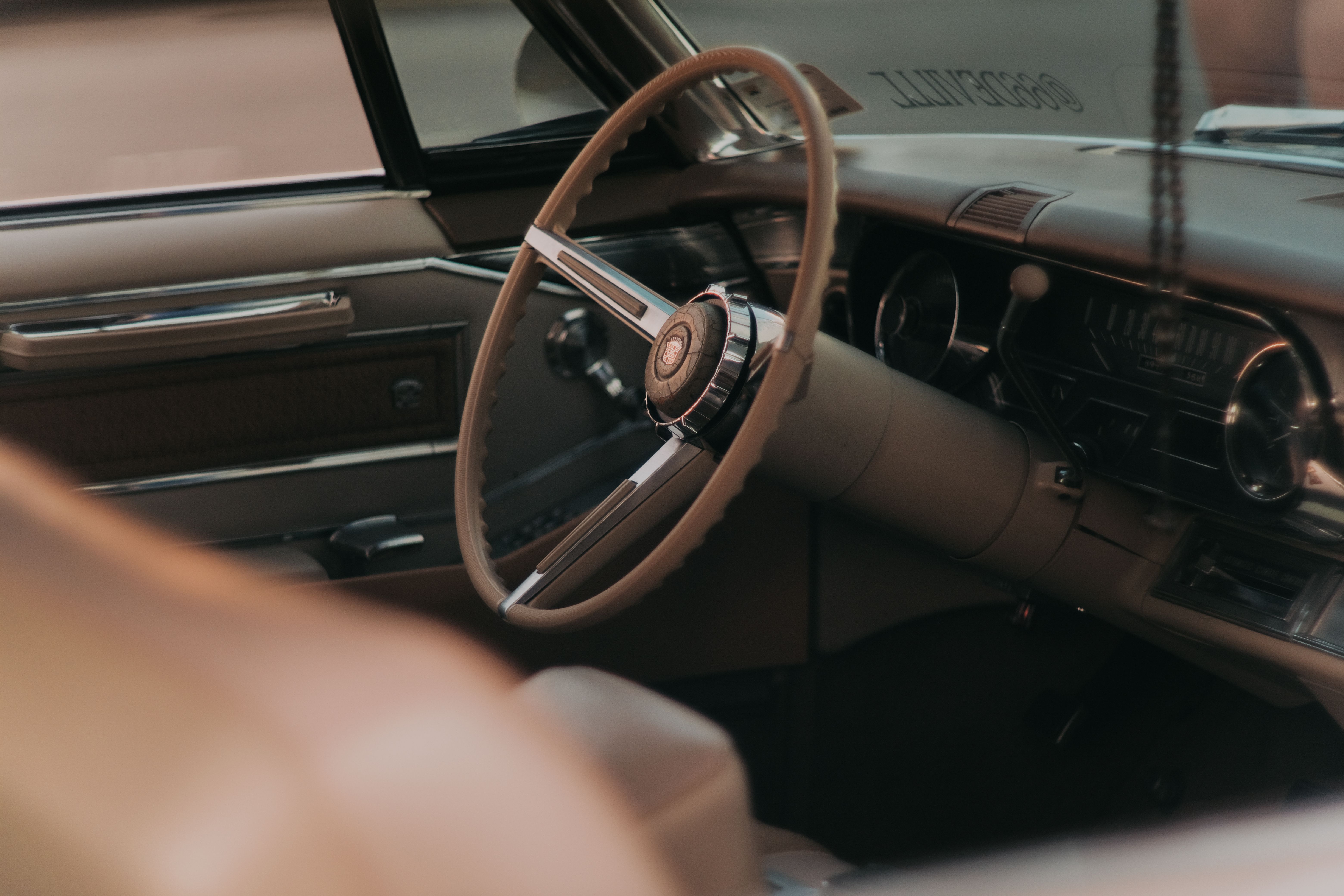 car interior red