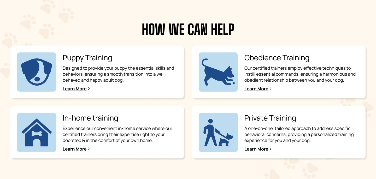 How We Can Help - Section