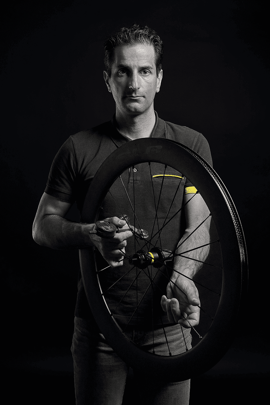 a woman holding a red flower