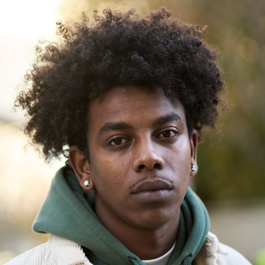 Picture of a person that has been retaliated against