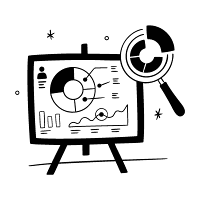 Illustration of a broken or unclear progress graph with question mark, symbolizing lost momentum and unclear progress.