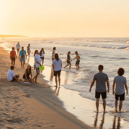 people on beach