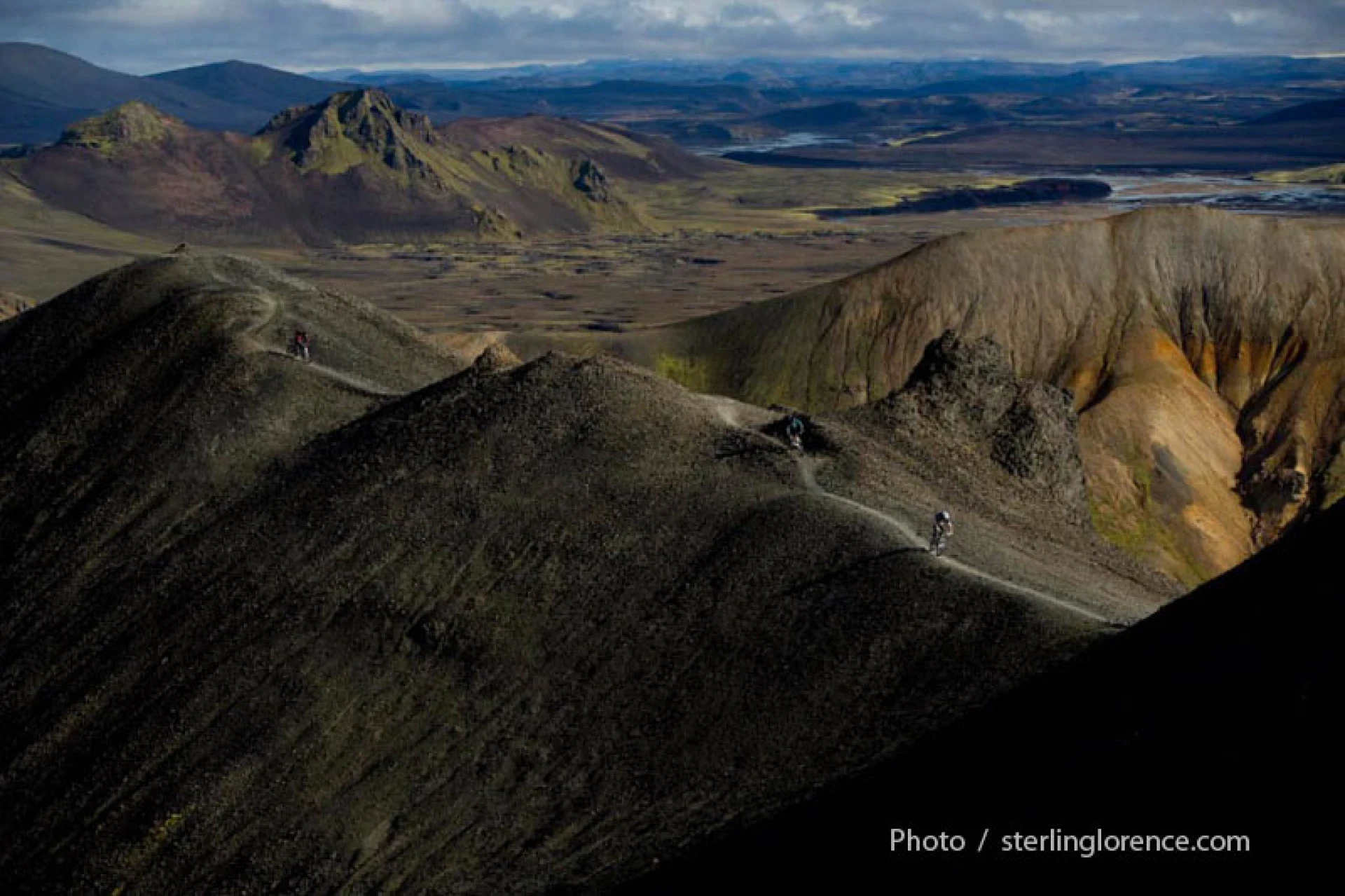 Iceland Green Mountains