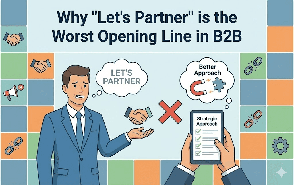 Why "Let's Partner" is the Worst Opening Line in B2B
