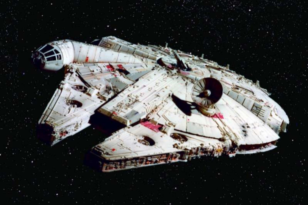 The Millenium Falcon, an unforgettable design that is unmistakeably Star Wars.