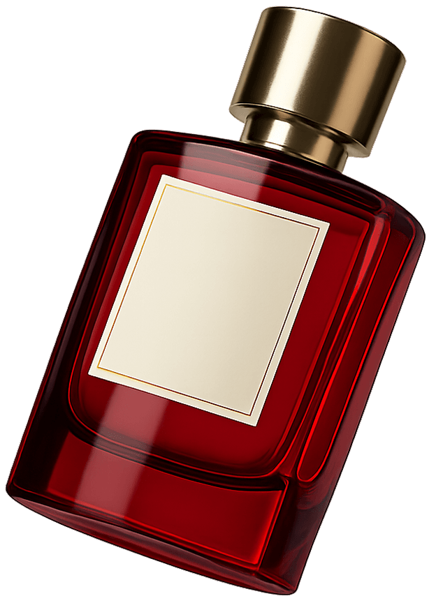 Image of a red perfume