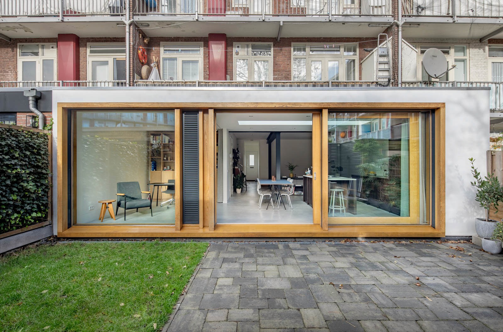 Positive Space HW583 - Eiken houten kozijn open