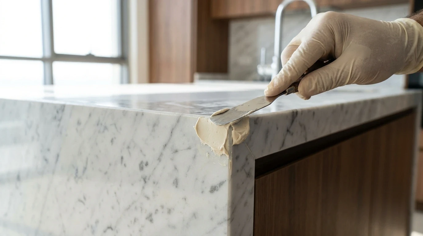 How to Fix a Chipped Marble Worktop in Dubai Without Replacing It