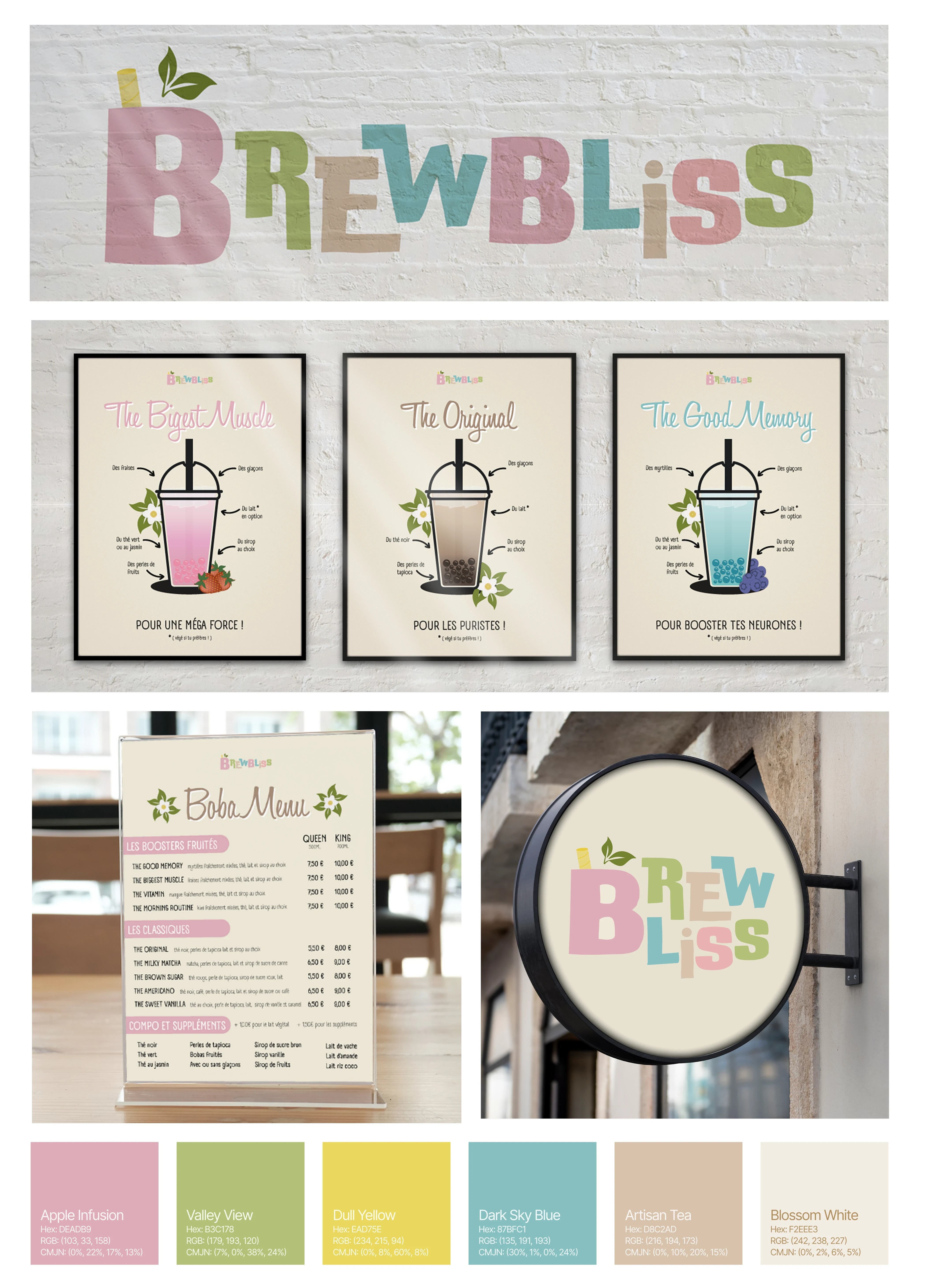 Mur avec poster Brewbliss