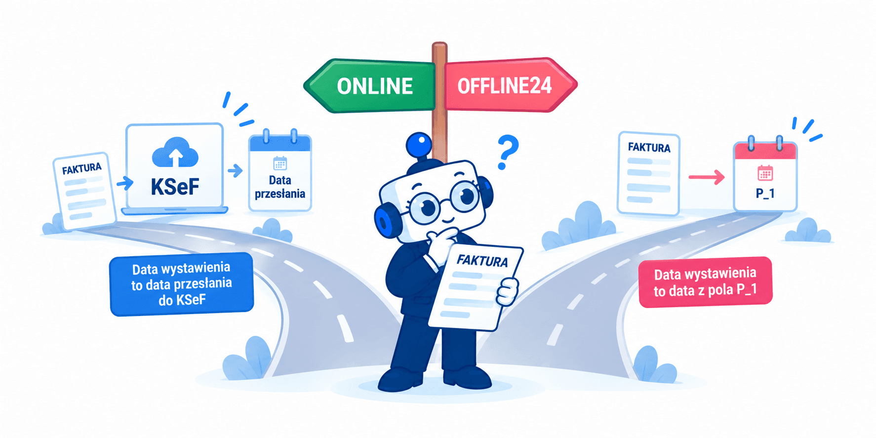 Porównanie daty wystawienia faktury w trybie online i offline24