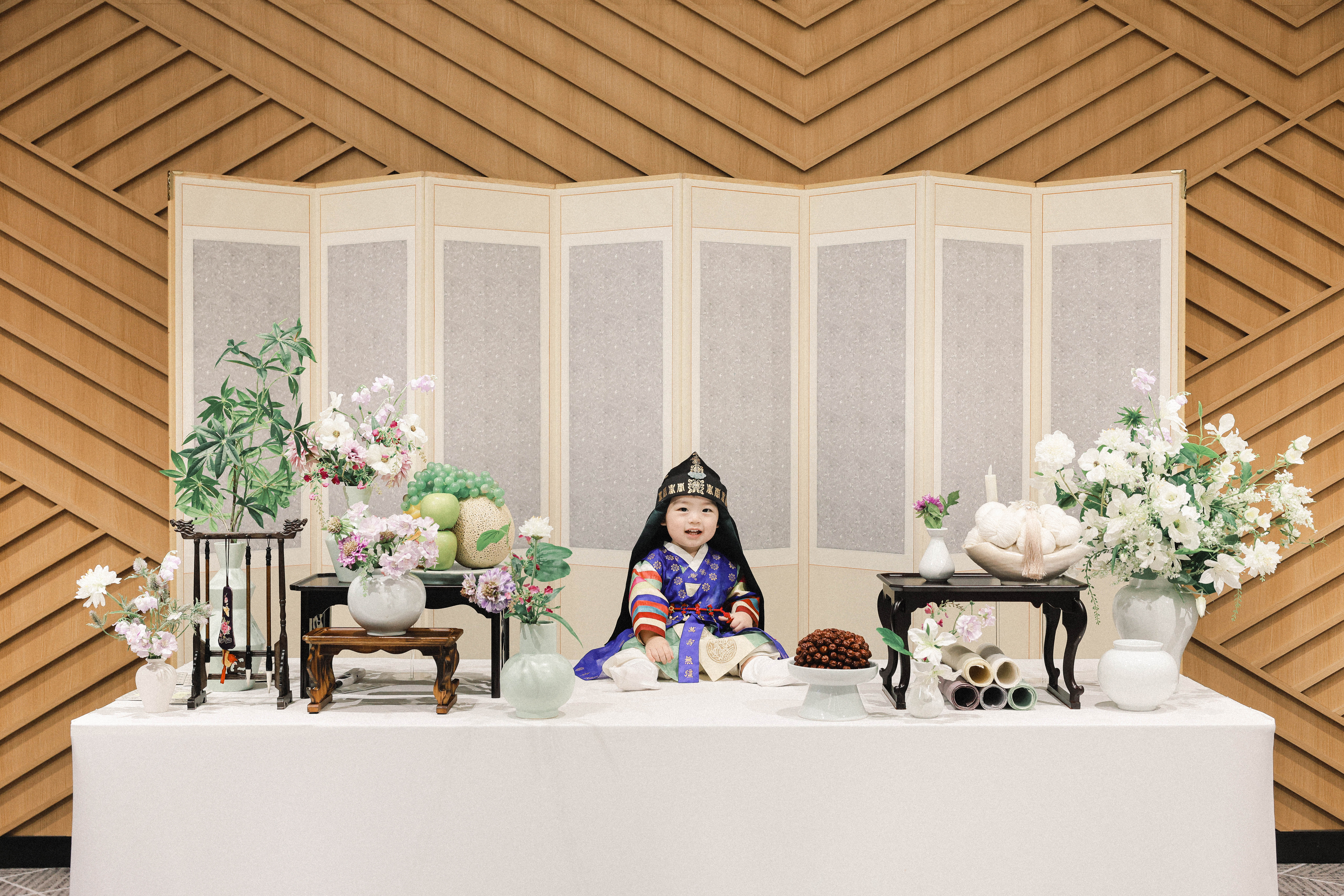 평택 메리어트 돌잔치 촬영 후기 | 차곡차곡필름이 담아낸 고덕헌 한옥과 야외정원 돌스냅