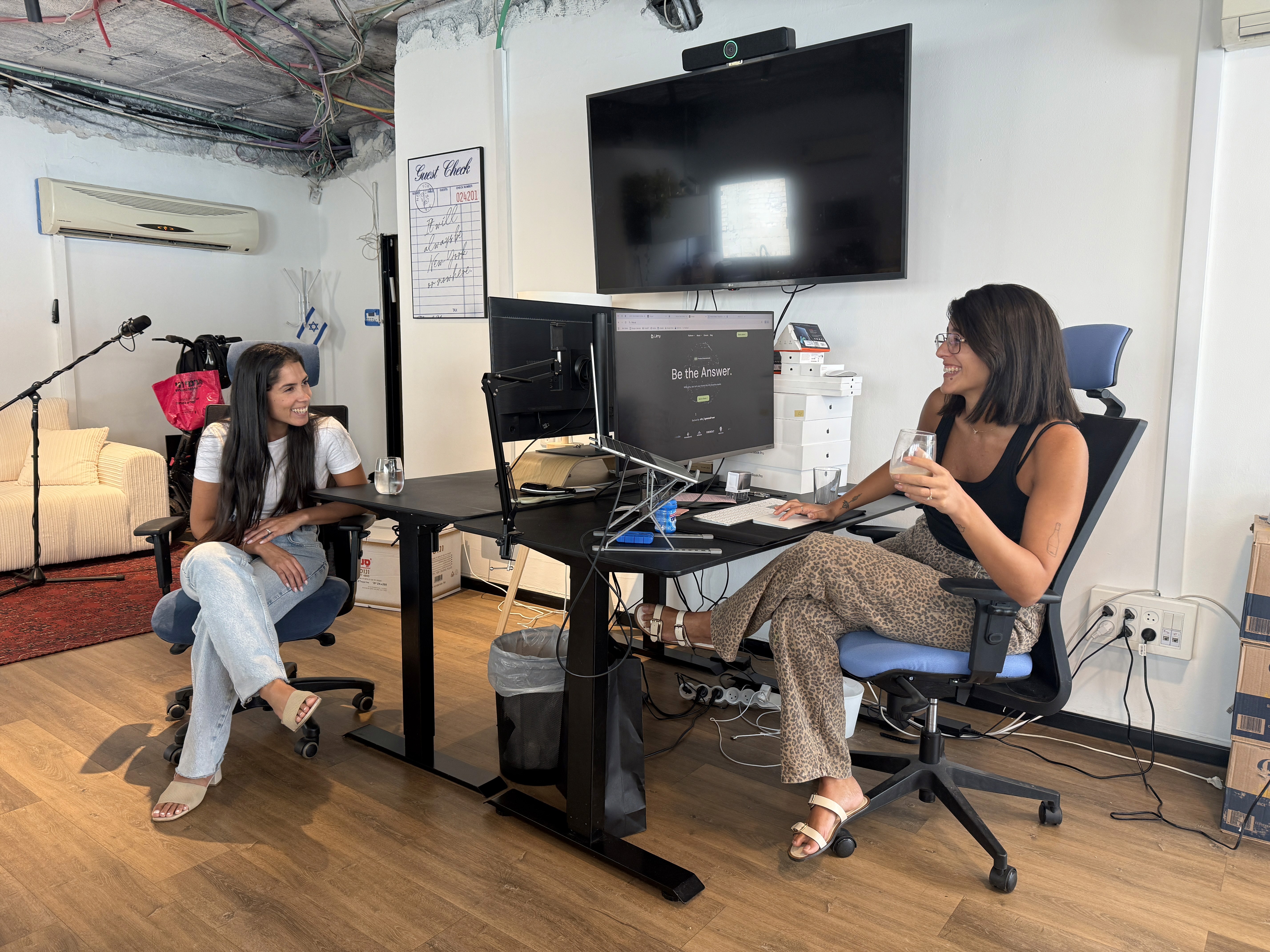 Limy's workforce in the TLV office