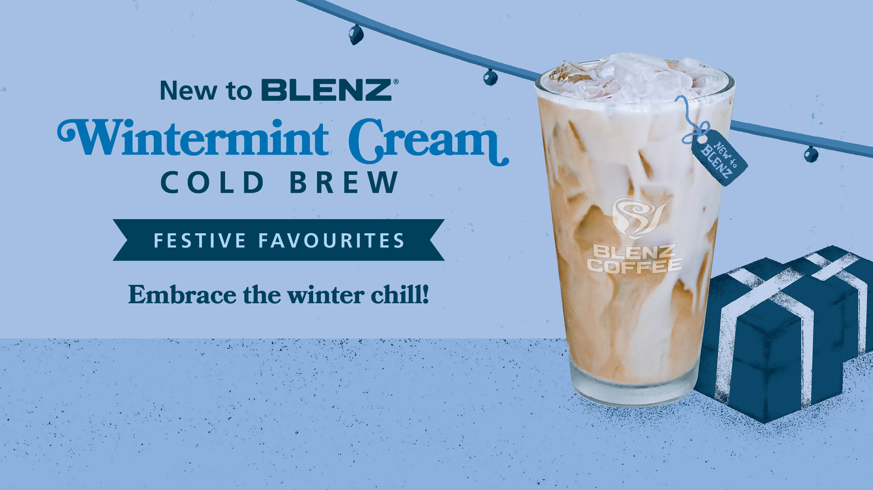 Introducing a limited time beverage: Wintermint Cream Cold Brew.
