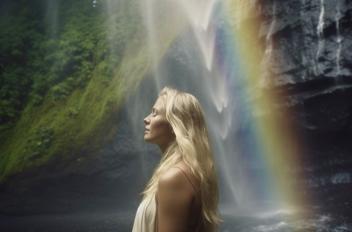 pink flowers on body of water