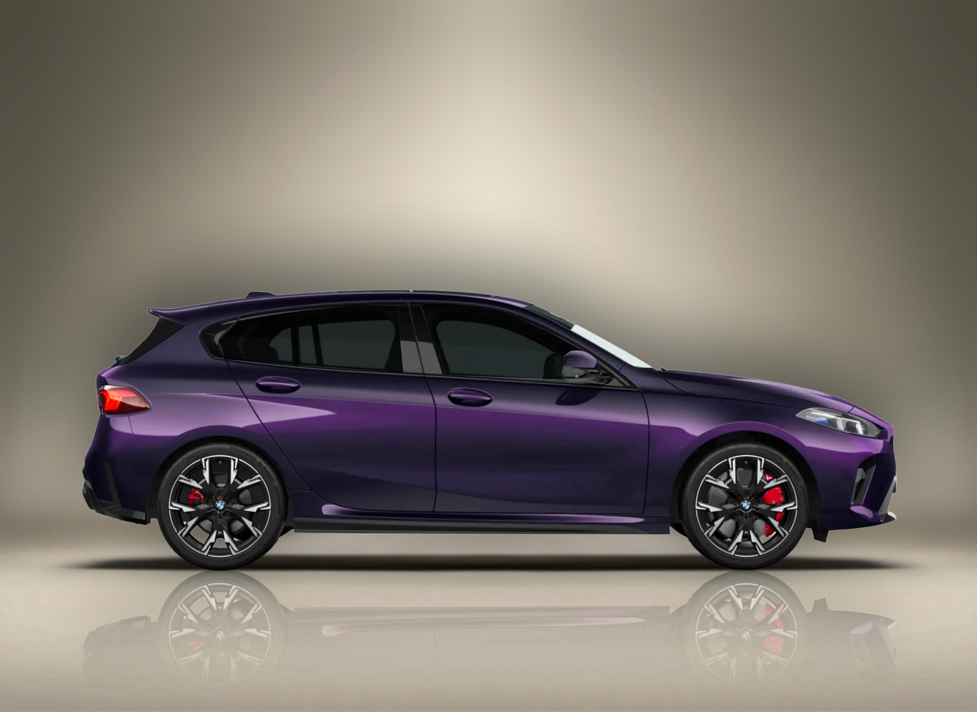 Location BMW 118i Violet à Dubaï – Keyz Rent | Berline