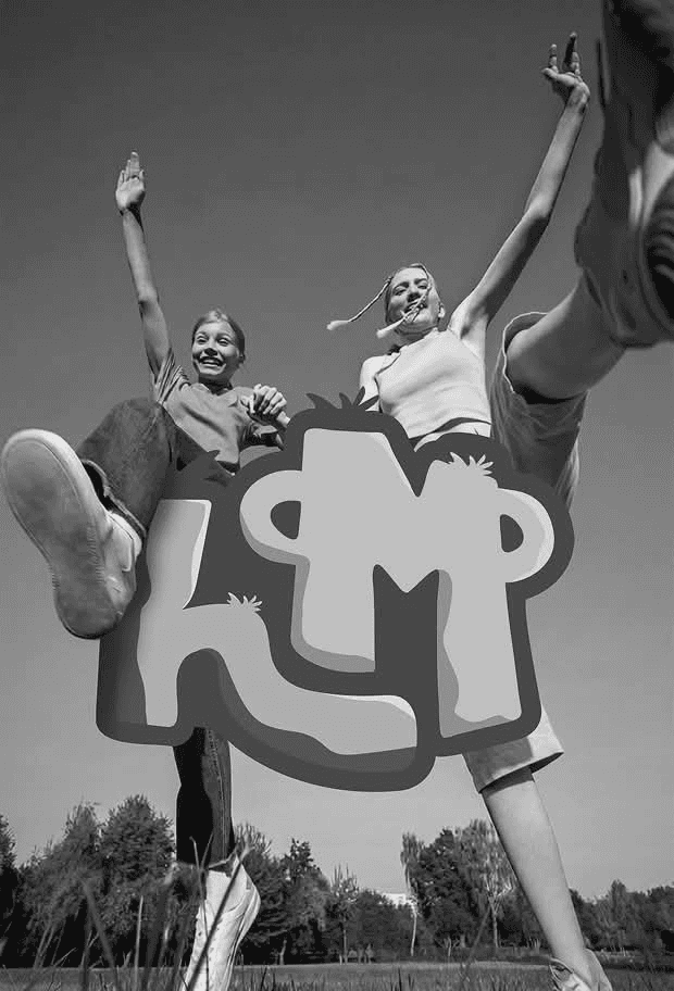 Promotional logo with Happy Marmots 