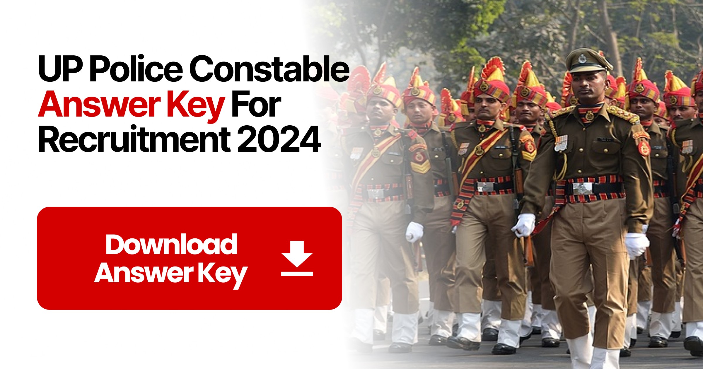 UP Police Constable Answer Key for Recruitment 2023