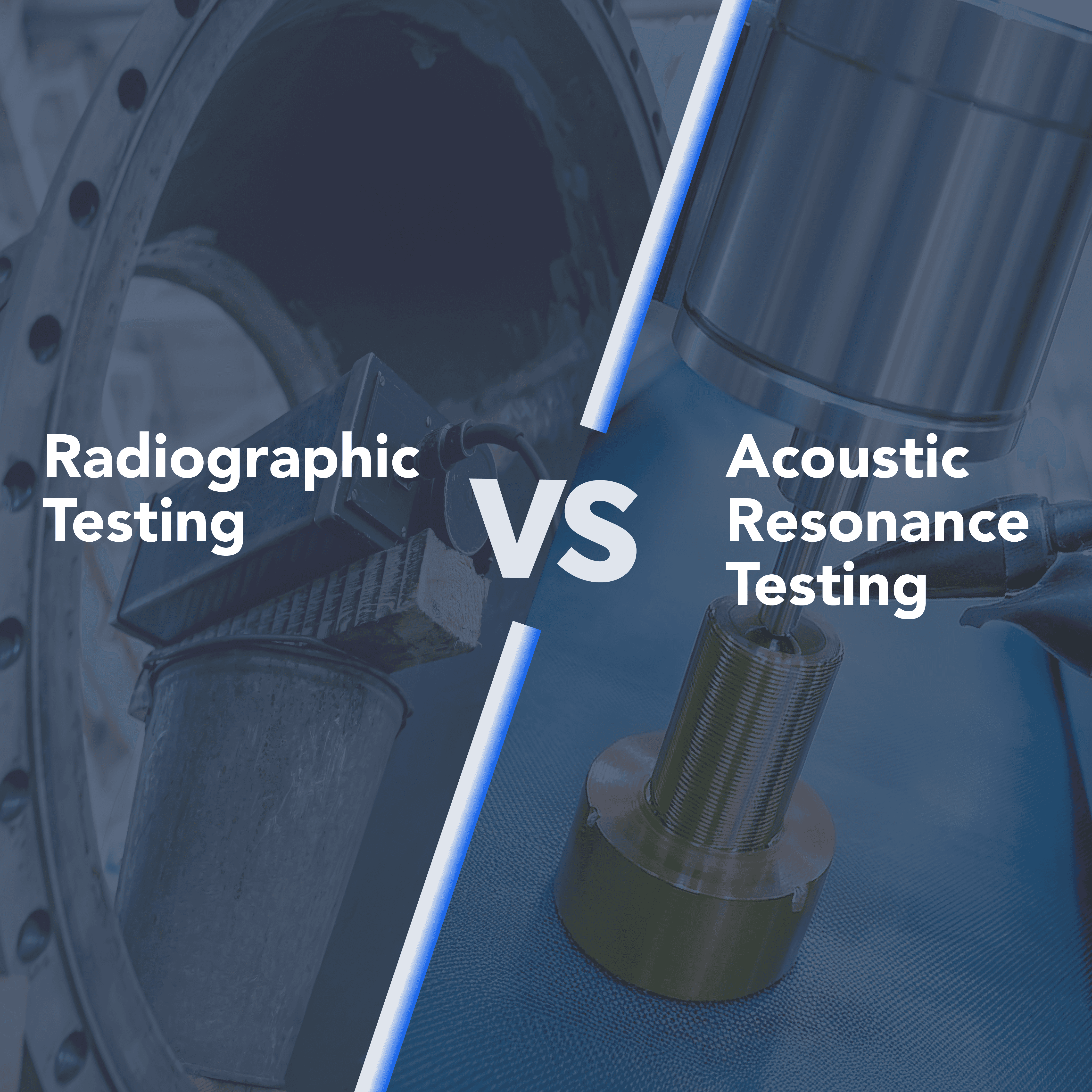 Radiographic testing vs acoustic testing alternative method