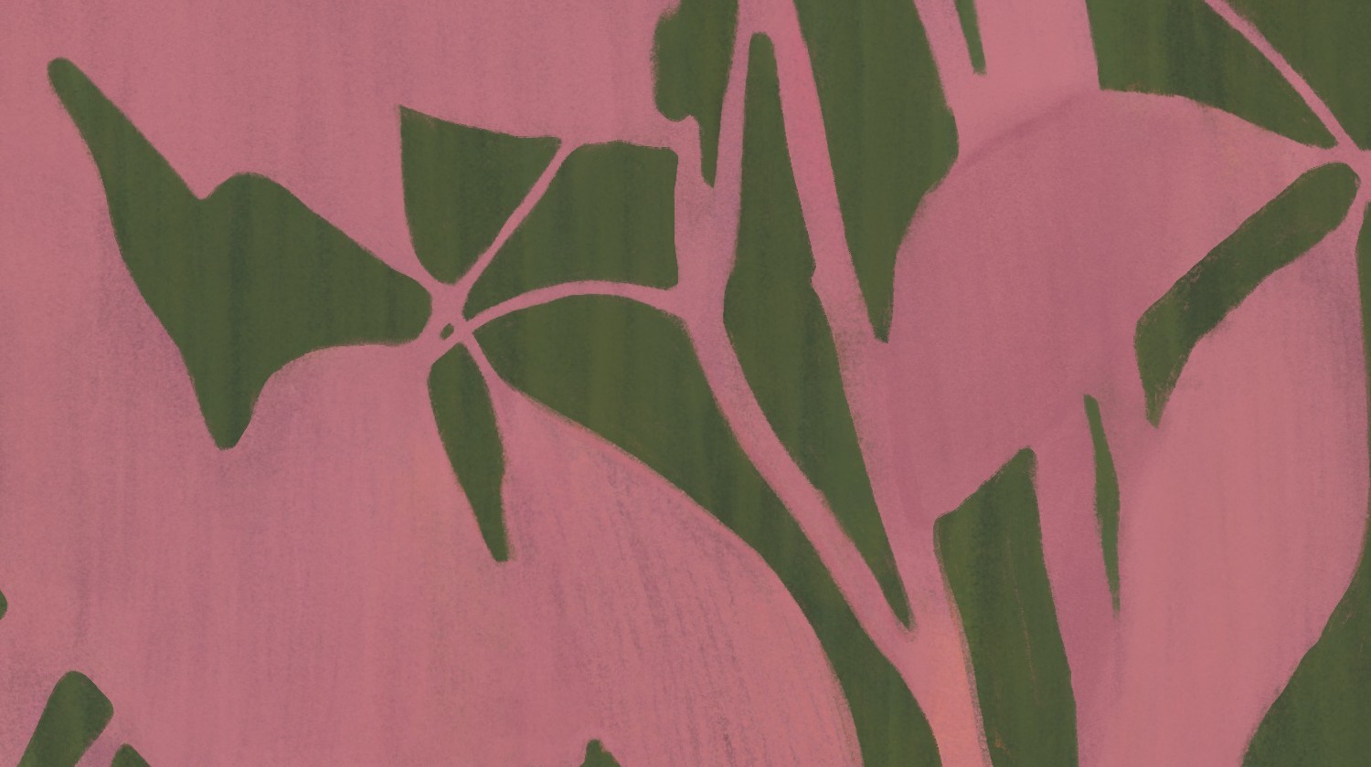 Detail of "Botanical Composition 03" — digital illustration by Katarzyna Księżopolska