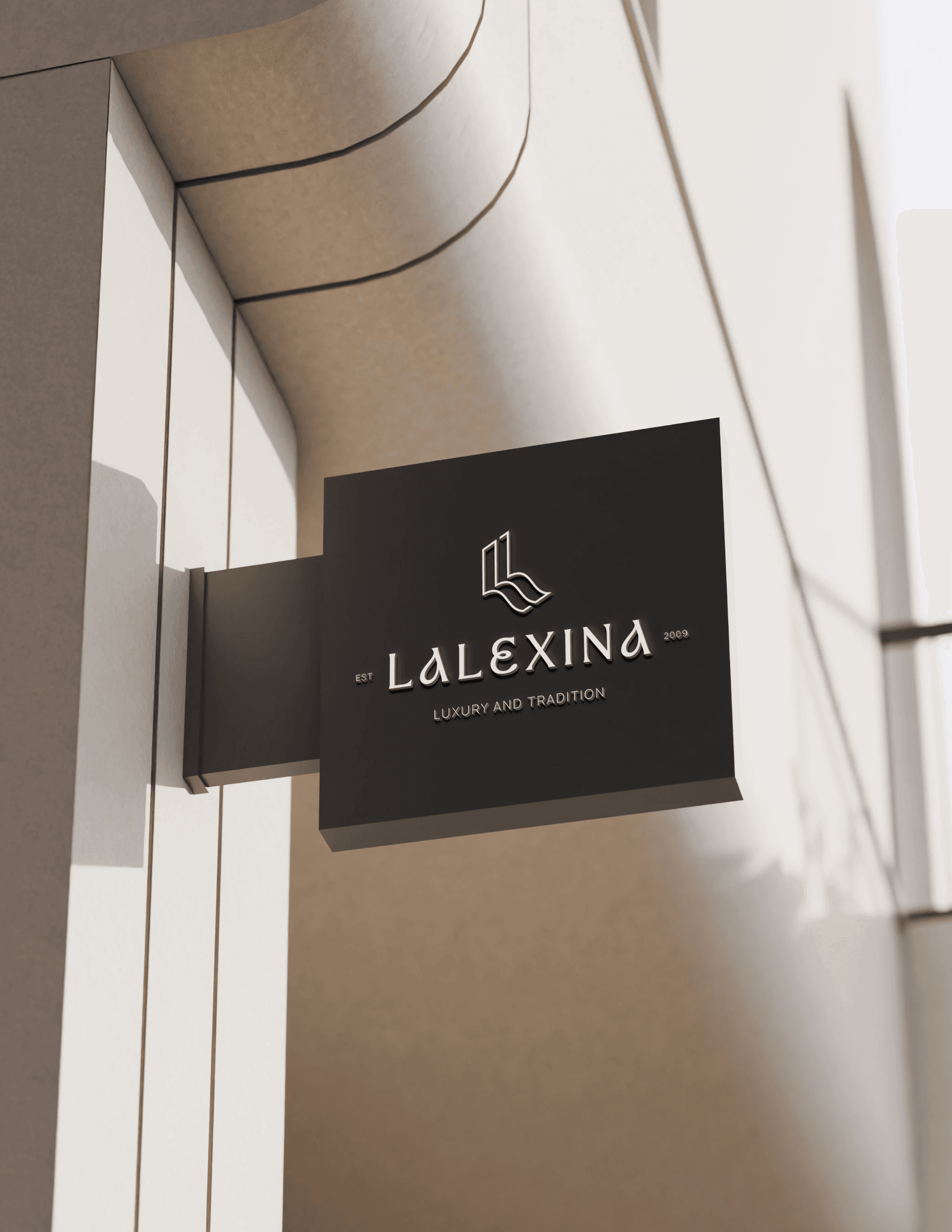 brown leather handbag on white ruled paper