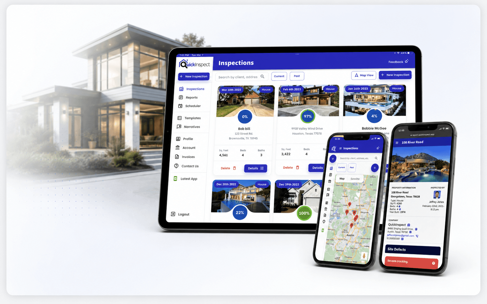 QuickInspect product interface