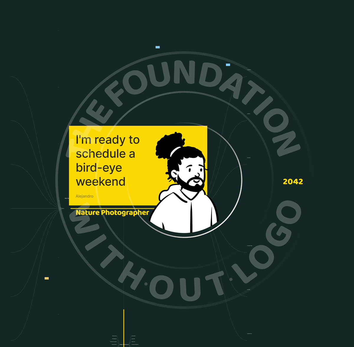 Portrait of portfolio creator – front view