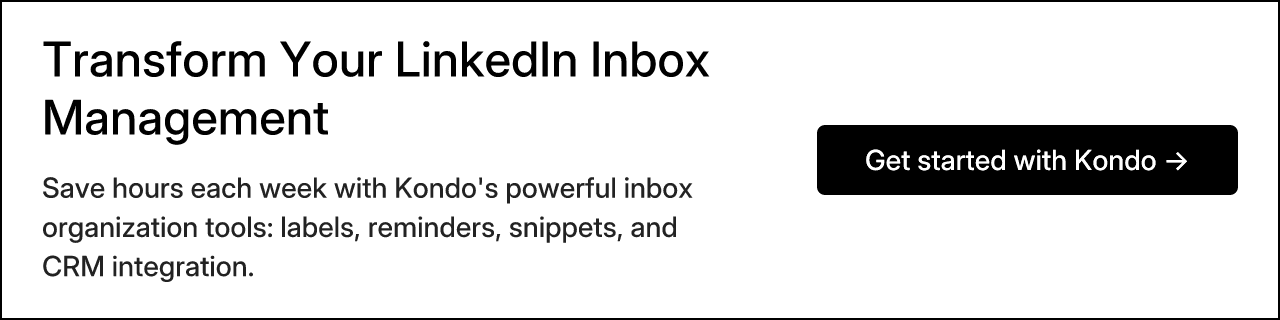 Transform Your LinkedIn Inbox Management