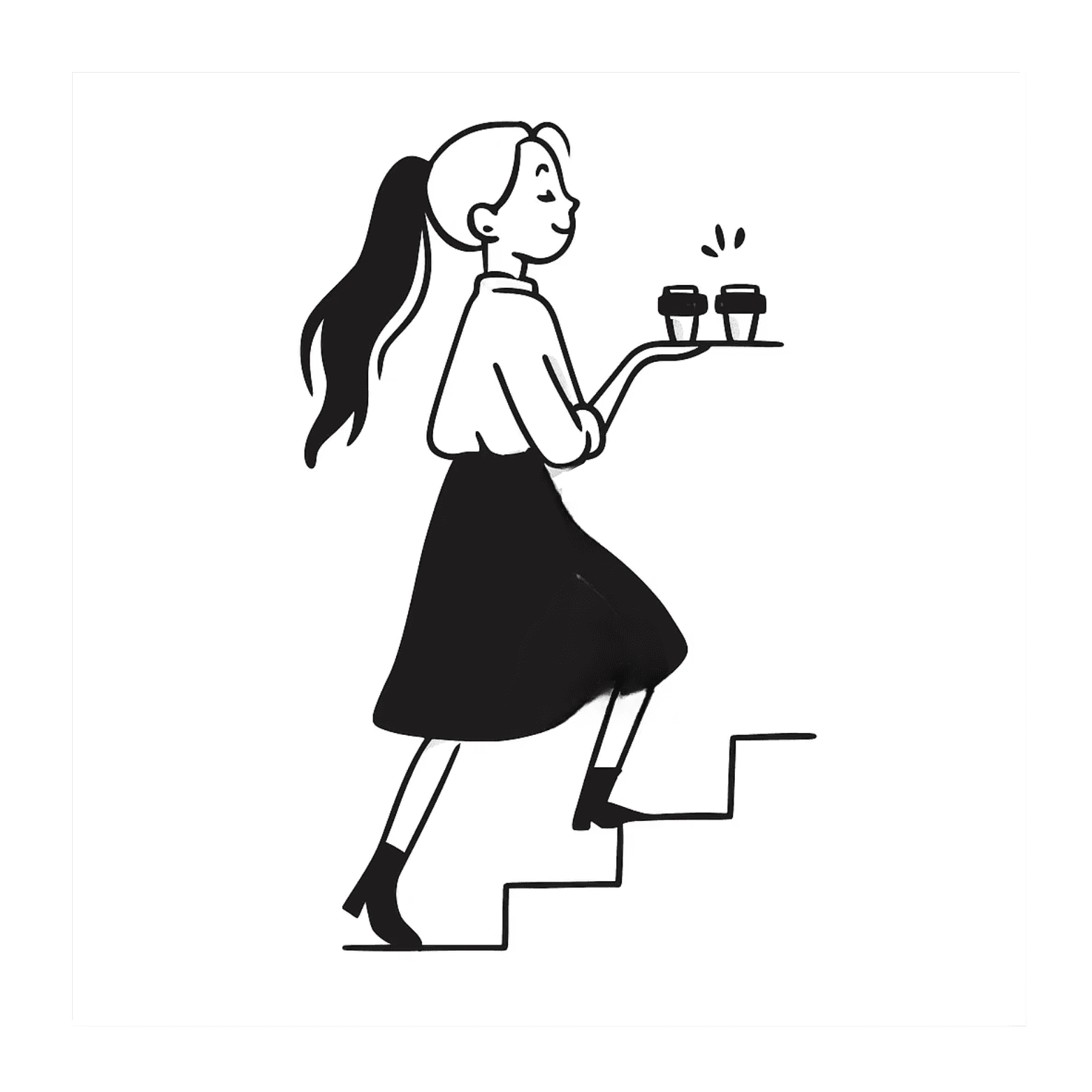 clear drinking glass with coffee on top of white table