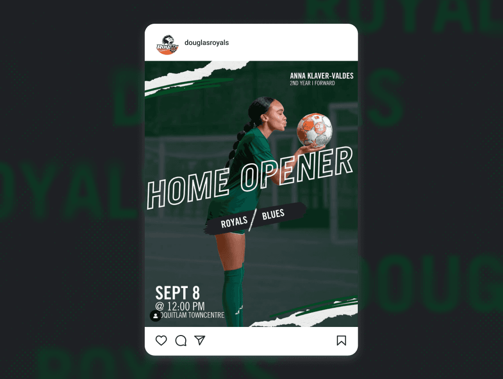 Douglas Royals Graphic design