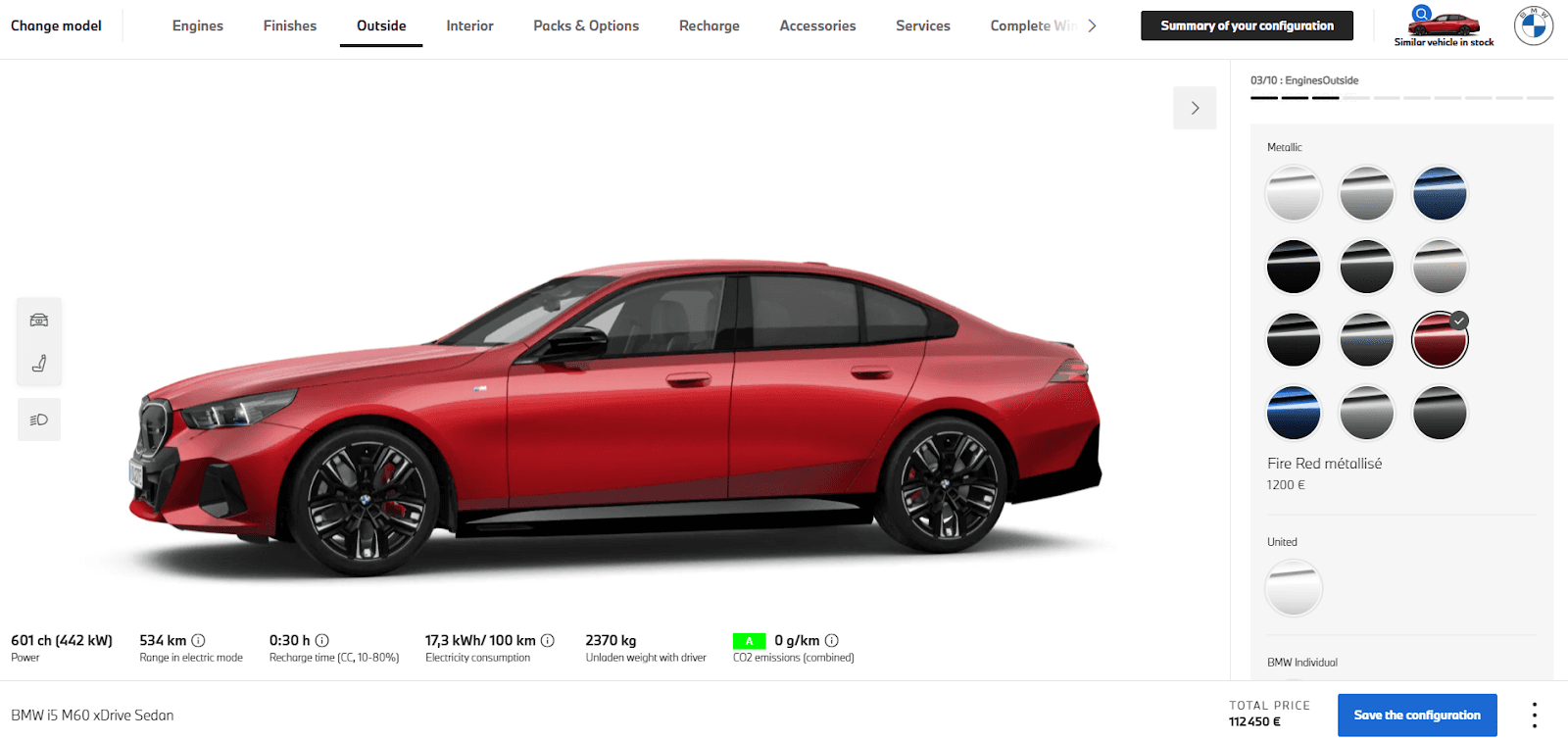 BMW 3D product configurator