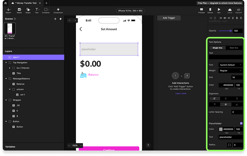 Customize your input tool in ProtoPie