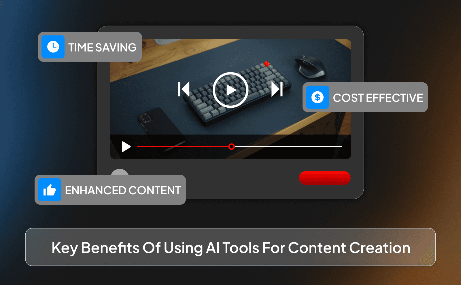 Key benefits of using AI tools for content creation