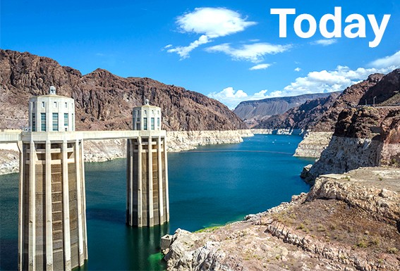 The Hoover Dam today.