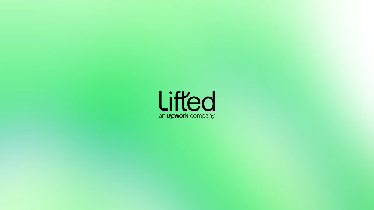 Lifted logo on light glimmer