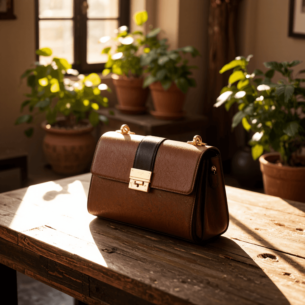 product photography of handbag