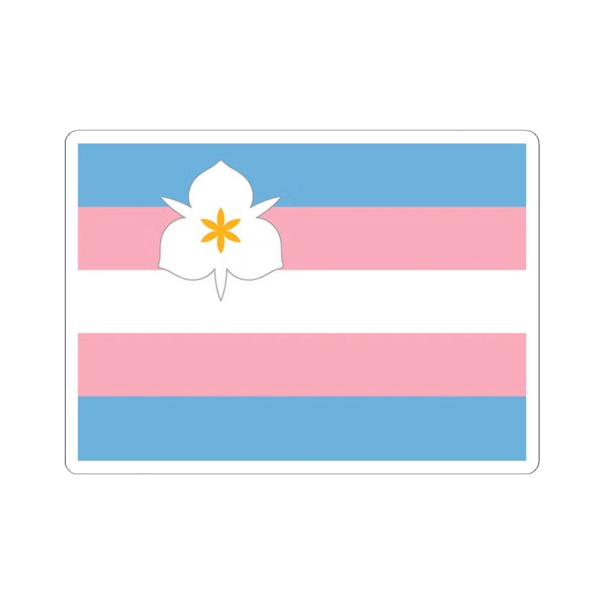 Trans Pride Flag Sticker - Salt Lake Pride Flags