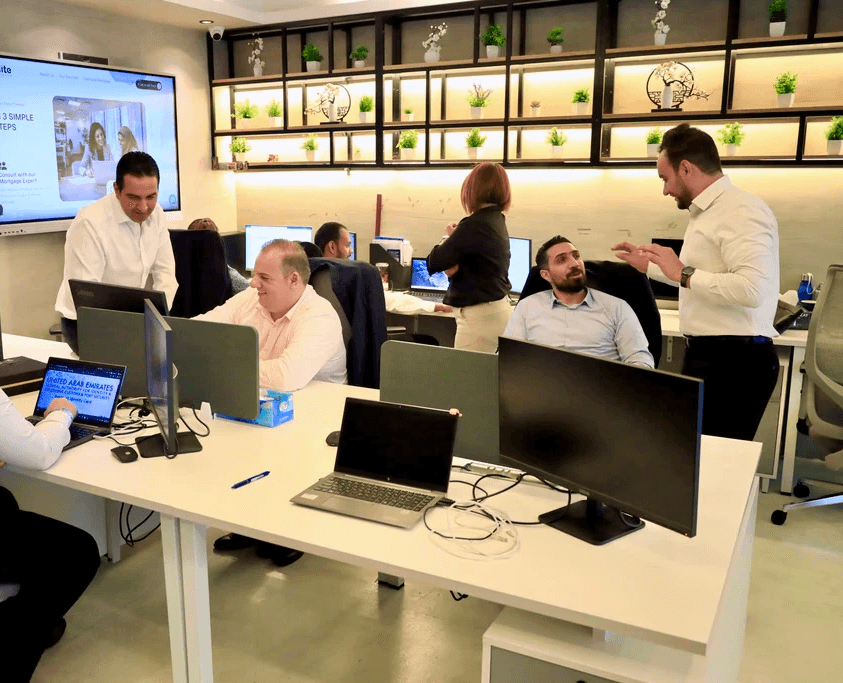 Elite Mortgage business partnership meeting in the UAE