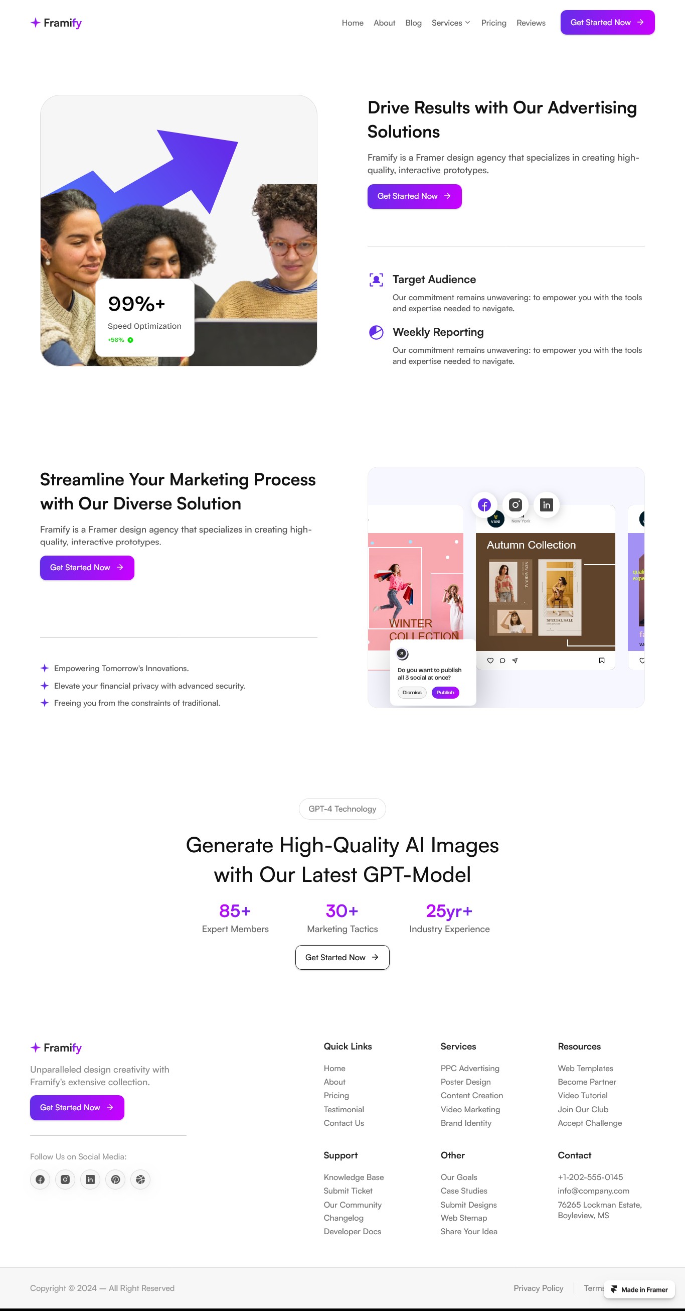 Framer Feature Page v7