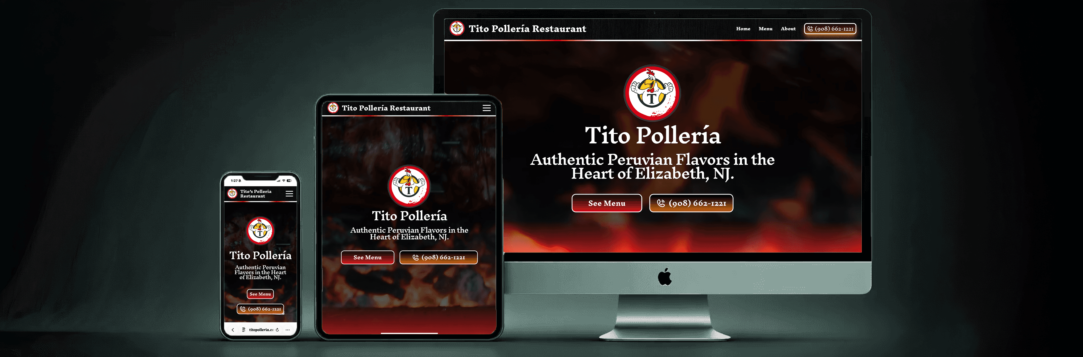 Responsive e-commerce website design displayed on desktop tablet and mobile devices