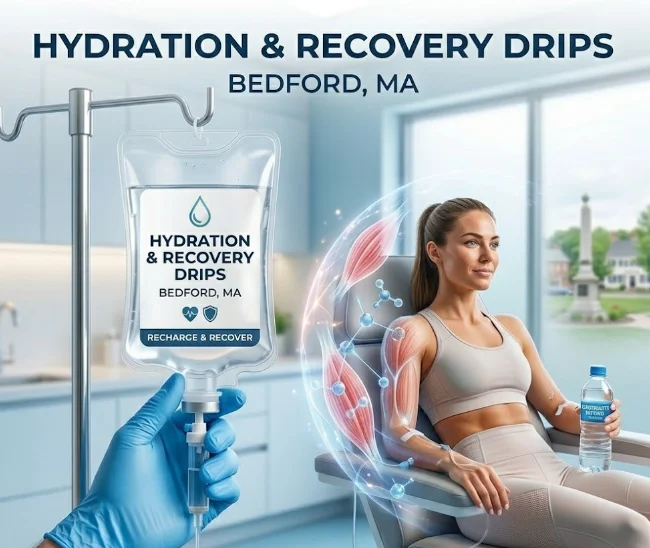 Hydration & Recovery Drips in Bedford MA