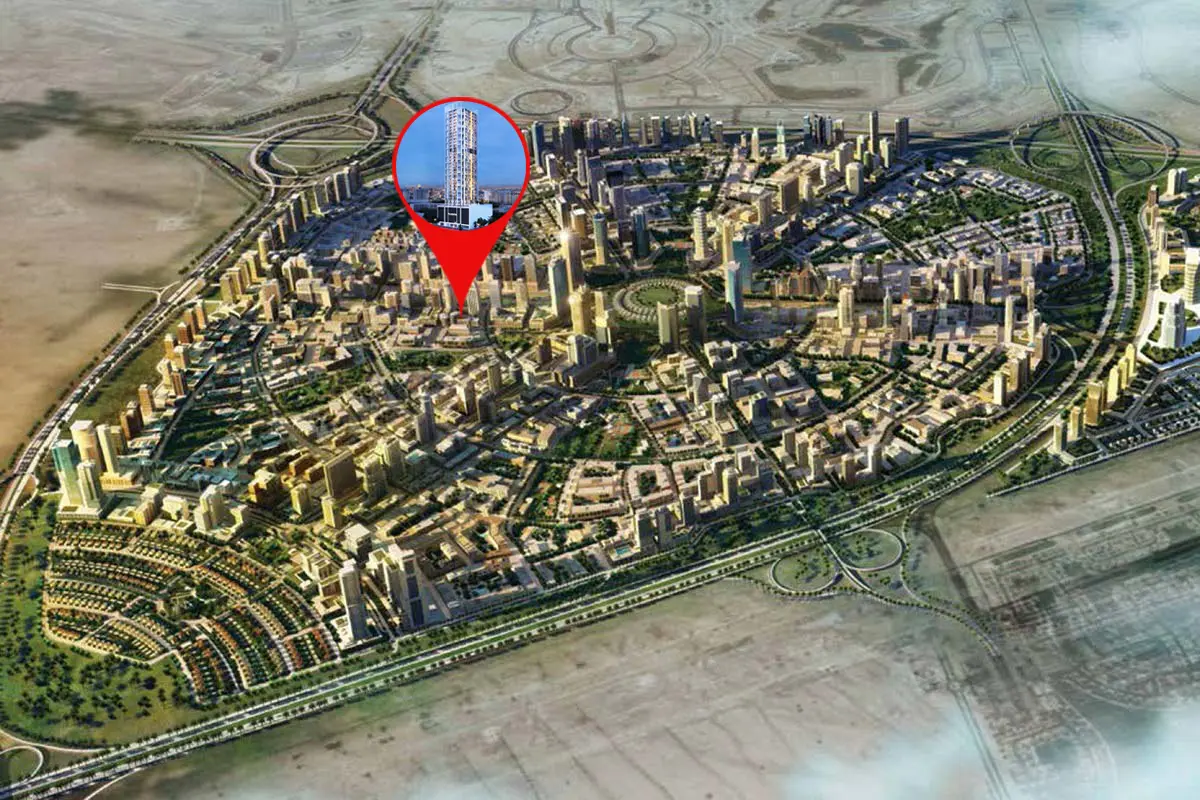 binghatti tulip location map jvc