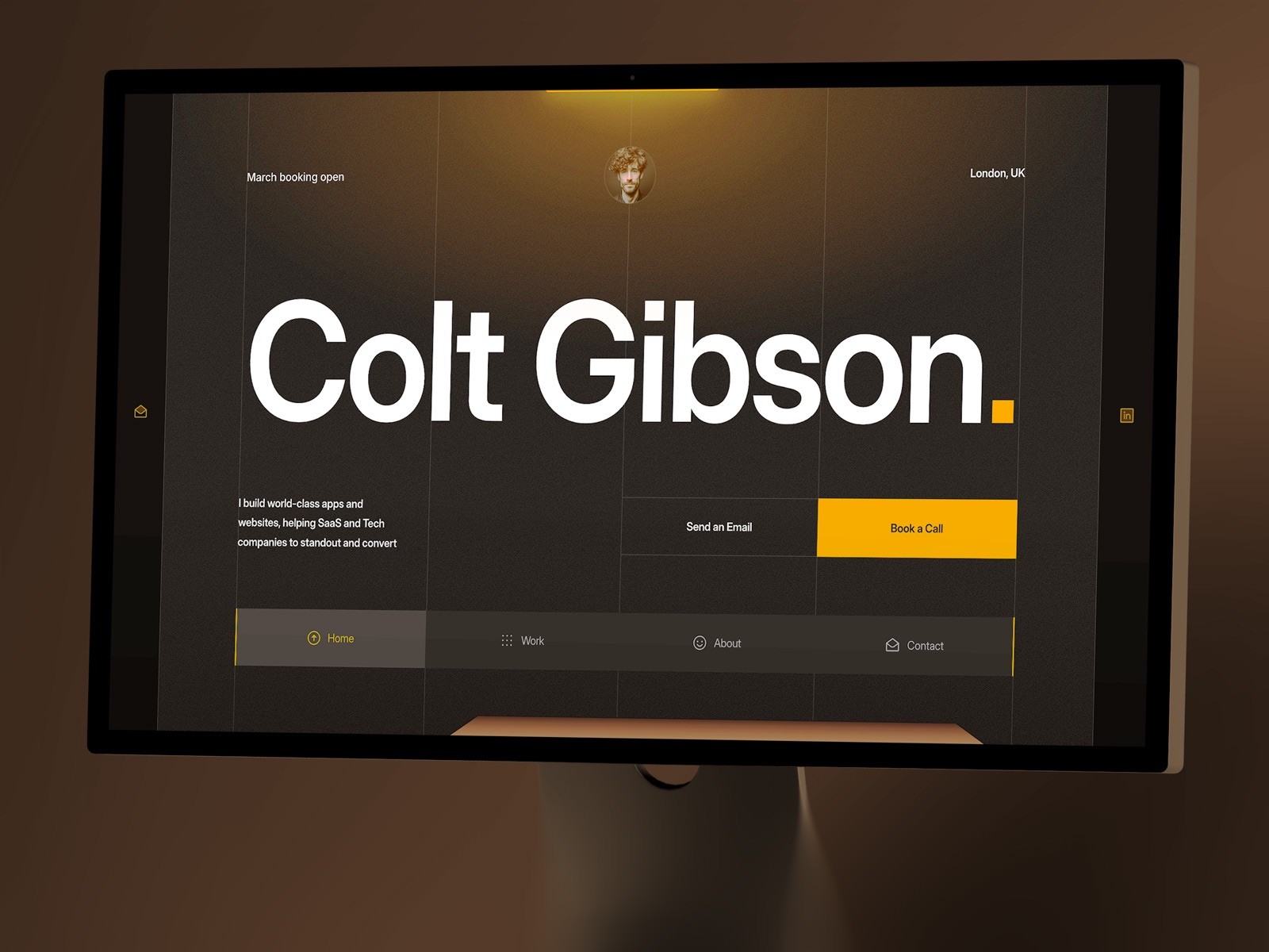 Gibson — 高级暗黑现代创意机构官网设计灵感