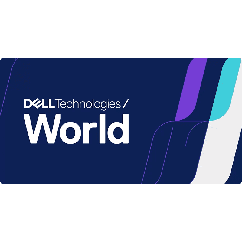  Dell Technologies World  trade show logo