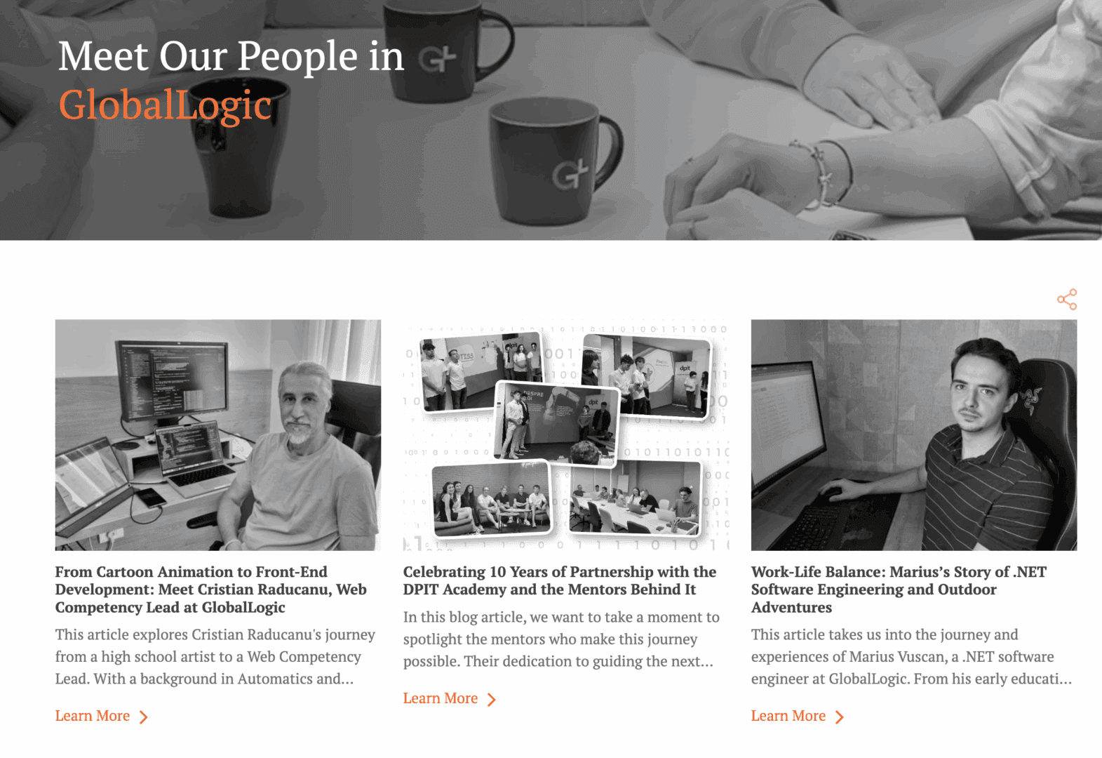 Marketing Spotlight: GlobalLogic Romania social media content