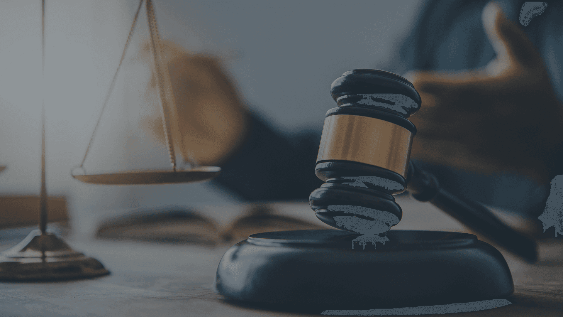 Close-up of a judge's gavel representing family law proceedings at the Essex County Probate and Family Court in Salem, MA