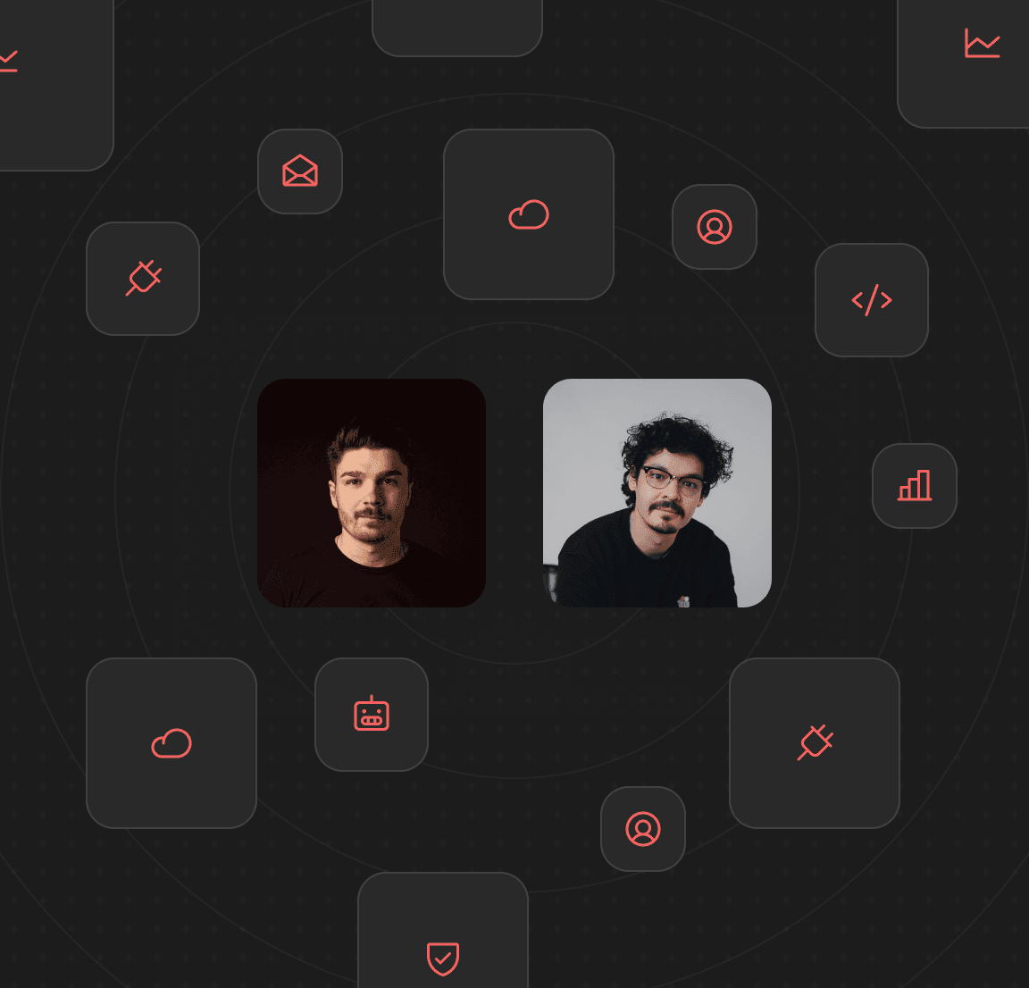 Two co-founders and additional roles in Datacop