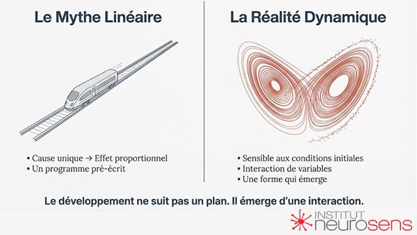 Le mythe linéaire vs La réalité dynamique