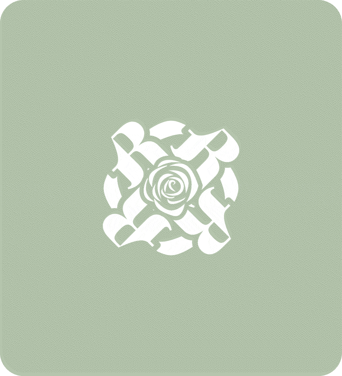 Showcasing the branding for the florist Raesha & Rose from Logos to Physical Branding to Packaging Designs